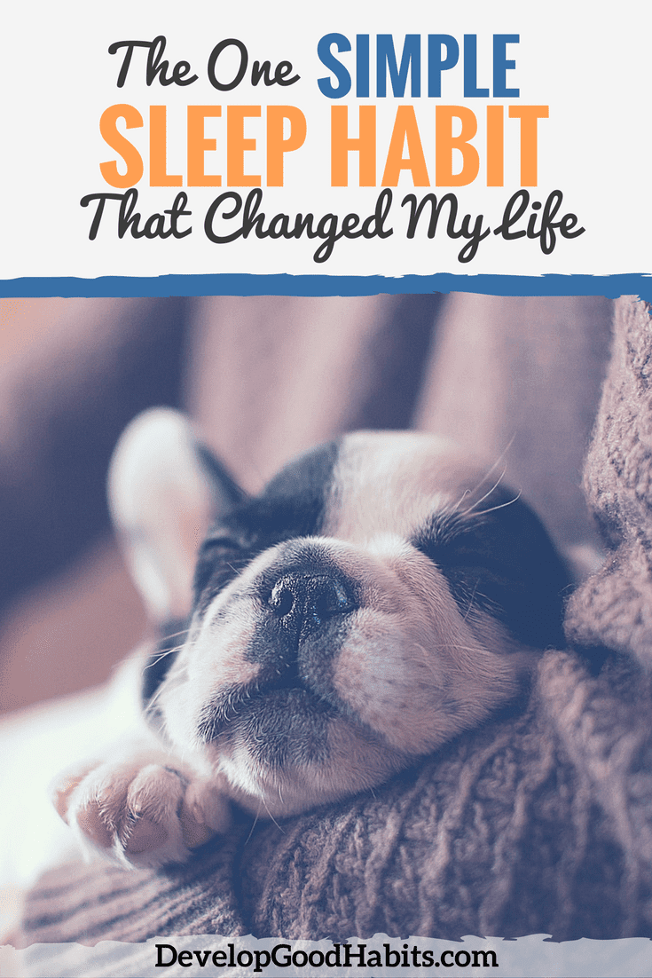 The One Simple Sleep Habit That Changed My Life