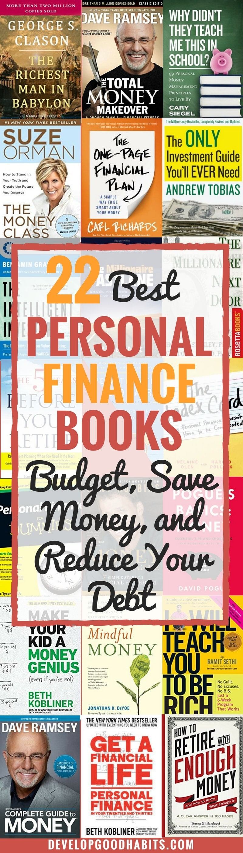 22 Best Personal Finance Books (Budget, Save Money, and Reduce Your Debt)
