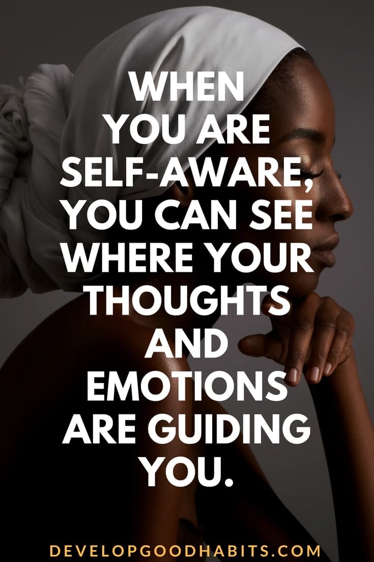 When you are self-aware, you can see where your thoughts and emotions are guiding you. #awareness #psychology #mentalhealth #mindset #conciousness #spirituality #selfhelp #selflove #personaldevelopment #personalgrowth