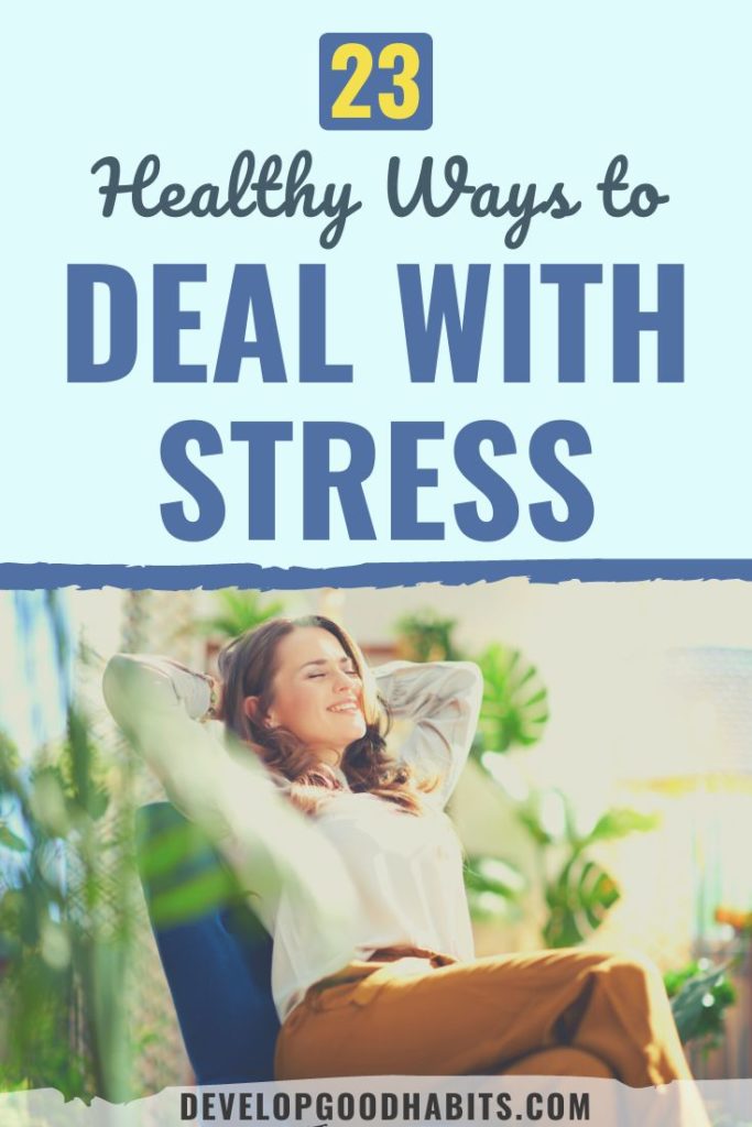 If you are dedicated to building a stress reducing habit, it can be done.