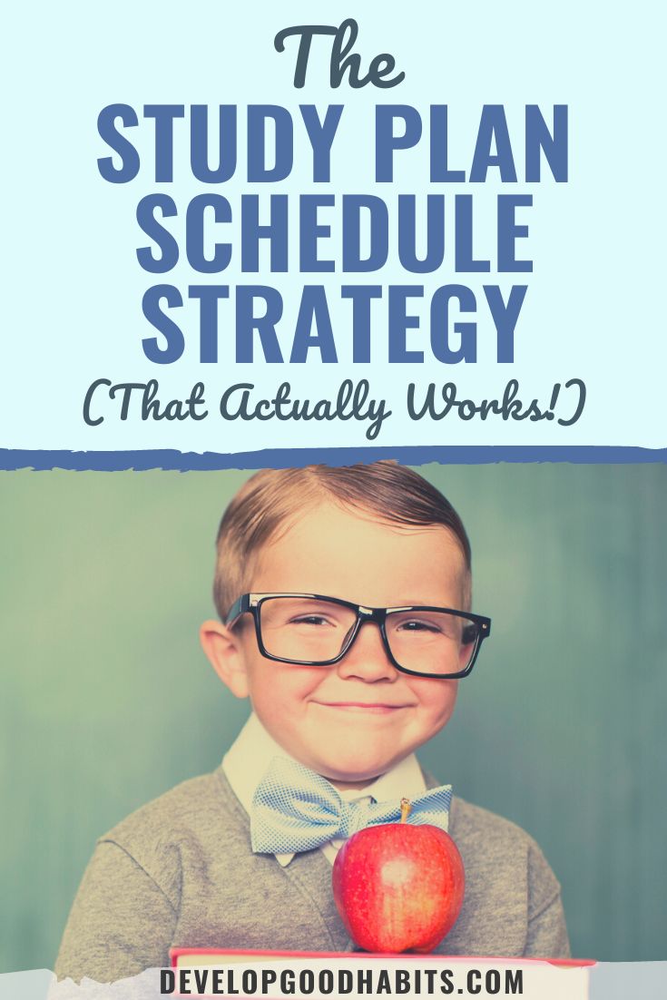 The Study Plan Schedule Strategy (That Actually Works!)