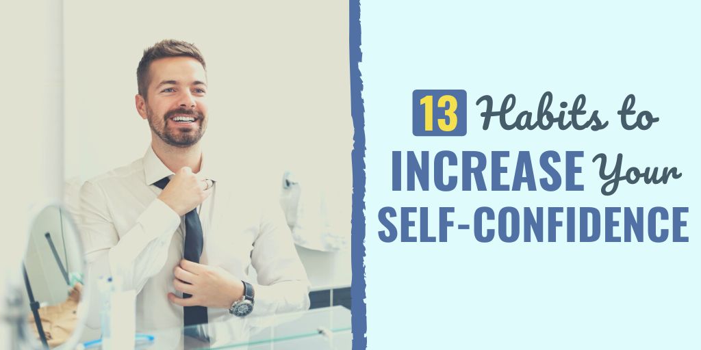 confidence habits | how to build self confidence | confident checklist