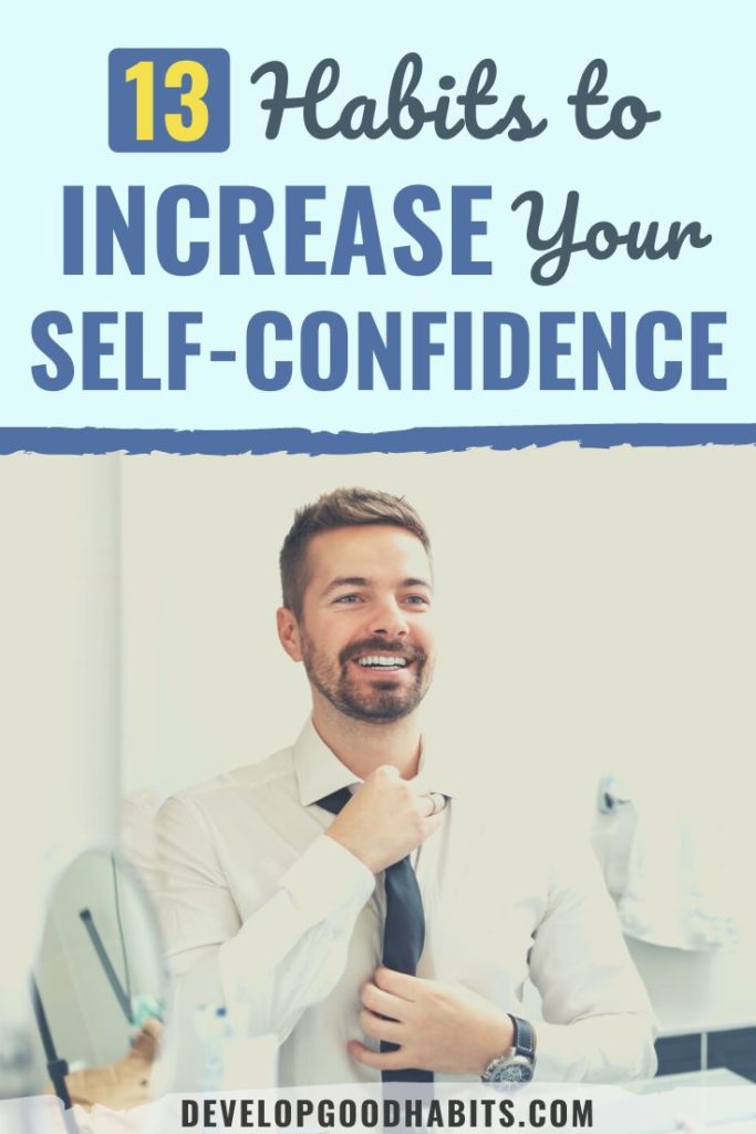 confidence habits | how to build self confidence | confident checklist
