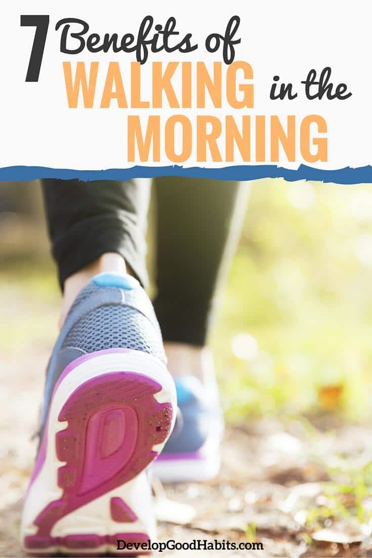 Walking in the morning on a regular basis will result in multiple health benefits and it is sure to enhance not only physical health but also mental and emotional well-being. #healthyliving #mornings #exercise