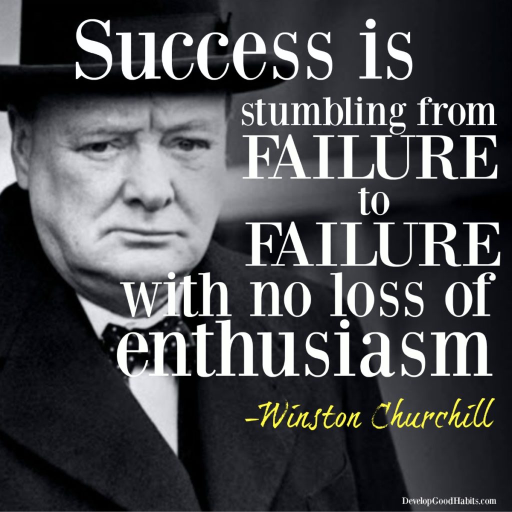 Churchill success quotes