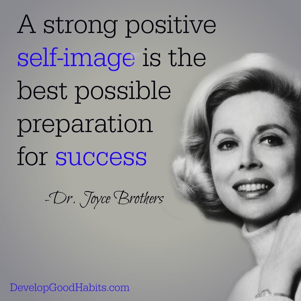 Dr. Joyce Brother Self-image and succes quote