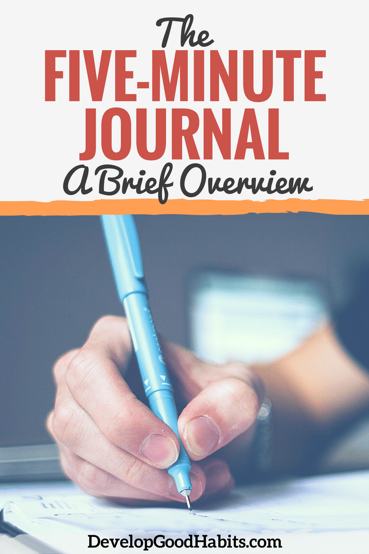 Is a mindfulness journal for you? For me, the five-minute journal has made a material difference in the way I think about my day, and how I reflect on my intentions at the end of the day. -- The Five Minute Journal Review 