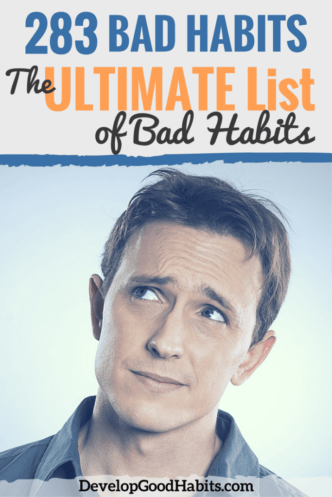 What are bad habits? | Bad Habits List | self help | self improvement