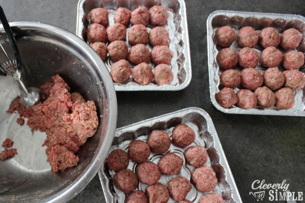 One of the easiest make ahead meals to freeze is meatballs.