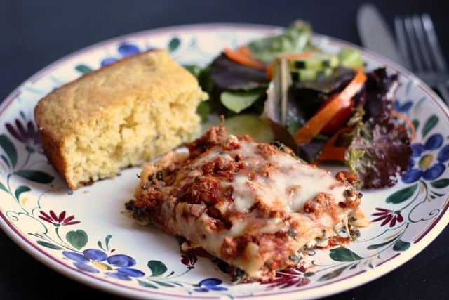 Need freezer meals to last a month? Make some Homemade Lasagna.