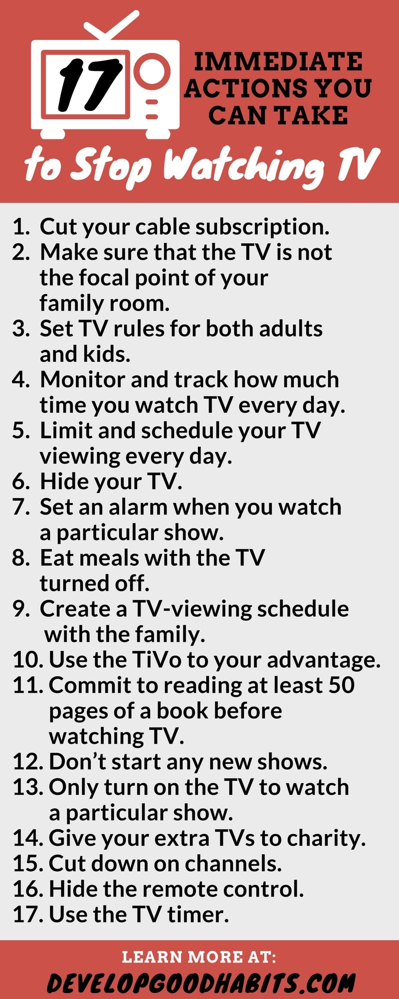 alternatives to watching tv for adults Stop watching TV alternatives (infographics)