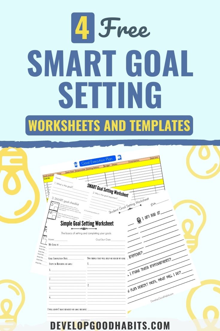 4 Free SMART Goal Setting Worksheets & Templates [2022 Update]