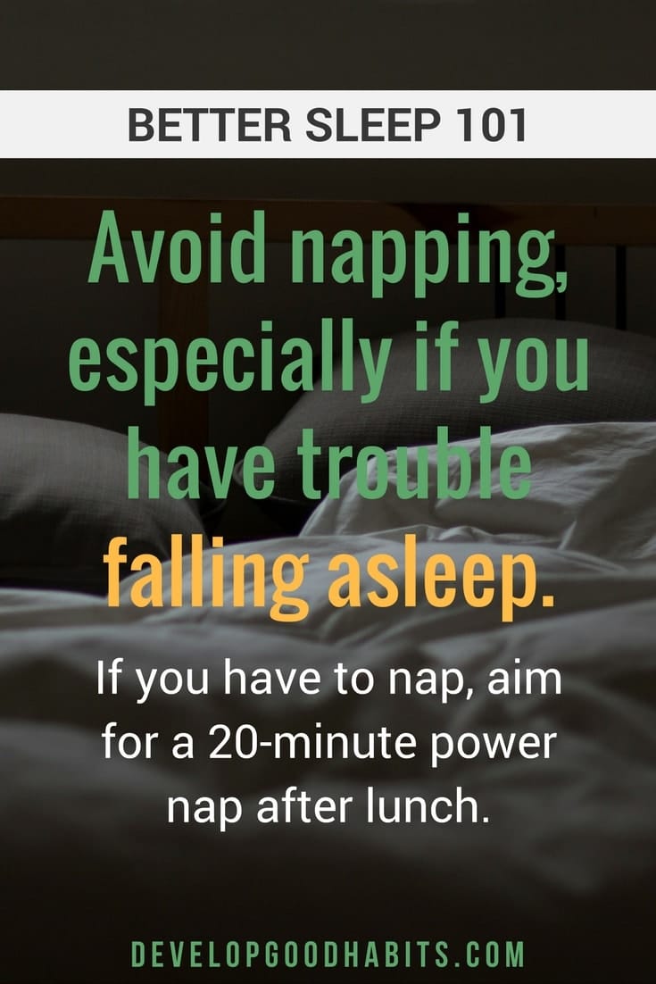tips to help you sleep
