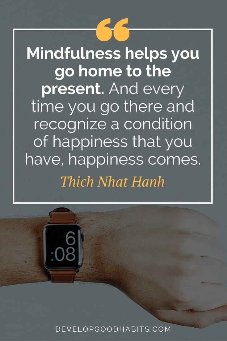 Thich Nhat Hanh Quotes about Mindfulness