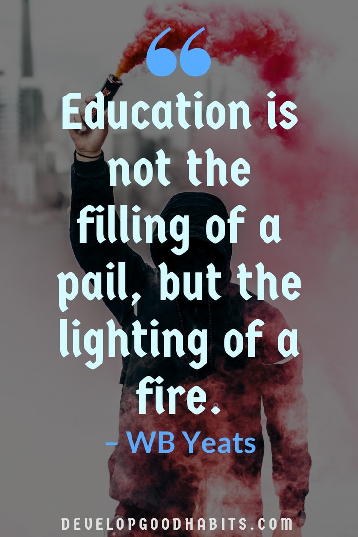 Look at this list of quotes on education. You will learn many quotes on why education is important, education quotes about success, and education quotes about teachers. #education #learning #positivity #quote #inspirational #motivationalquotes #mindset #change #positivethinking #mantra 
