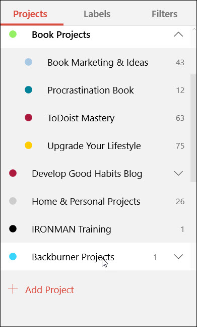 Learn about todoist goals and projects in this todoist tutorial 2018.