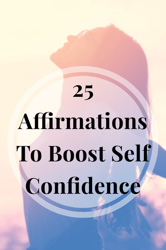 positive affirmations for confidence