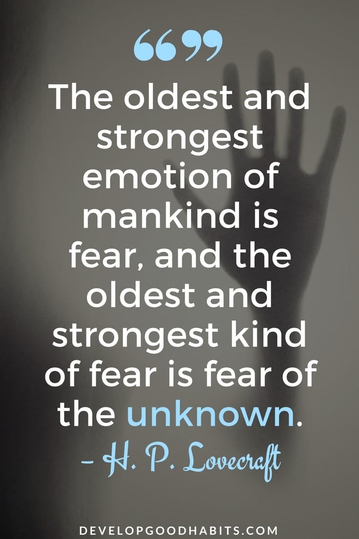Stop being afraid and fearful with these fear quotes | quotes about fear | quotes on fear | fear of the unknown quotes  #quote #quotes #qotd #quoteoftheday #quotesoftheday #quotestoliveby #inspiration #motivation #inspirationalquotes #lifequotes