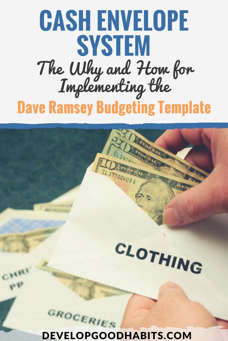 cash envelope system the why and how to use this budgeting template