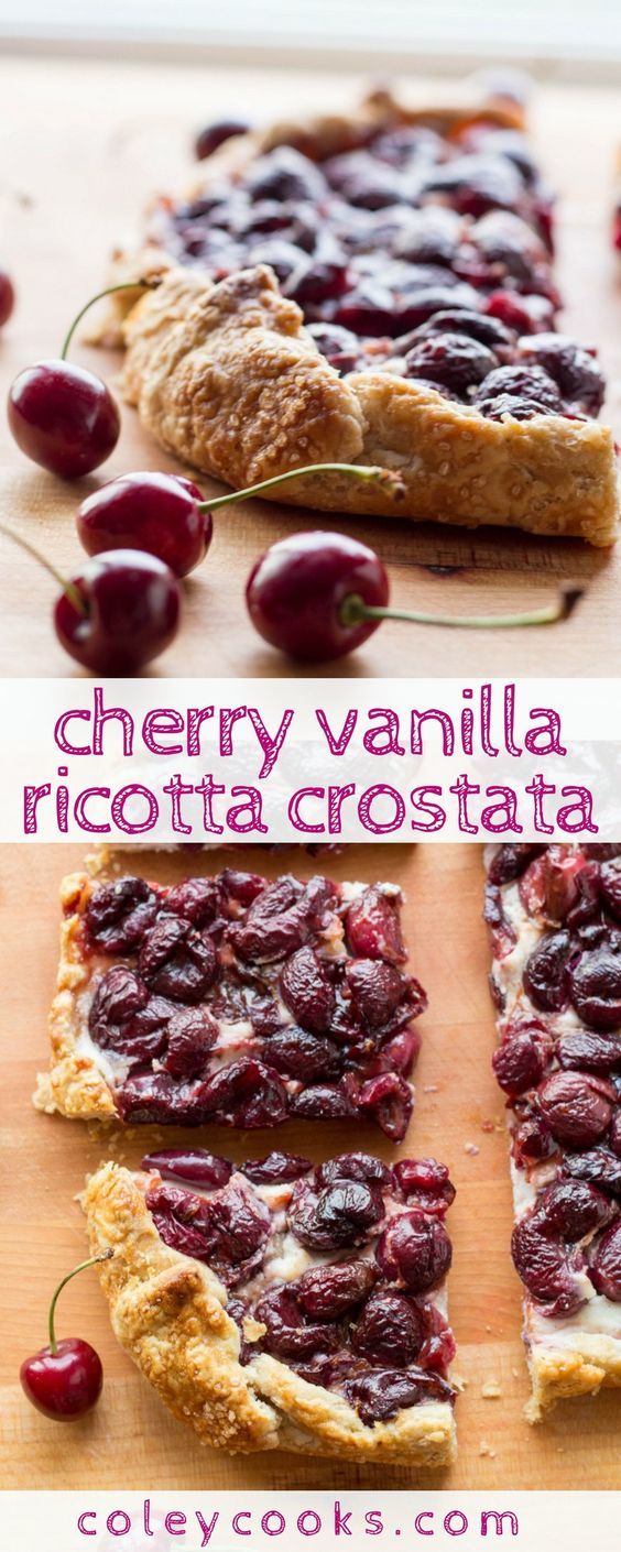 Cherry_Vanilla_Ricotta_Crostata Enhance your knowledge of quick healthy breakfast recipes with helpful tips from this post. | easy breakfast recipes | healthy breakfast ideas | breakfast menus and recipes | healthy breakfast menu #mealprep #healthyeating #wellness #healthier #healthylifestyle #fitness #healthymeals
