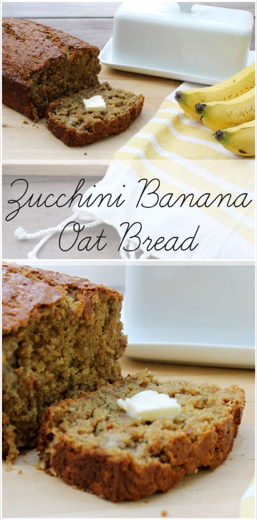 Zucchini_Banana_Oat_Bread Check out this comprehensive list of breakfast menu ideas. Learn how to love healthy breakfast choices. #wellness #healthyliving #nutrition #keepingfit #weightloss #healthyhabits #healthymeals #healthyrecipes