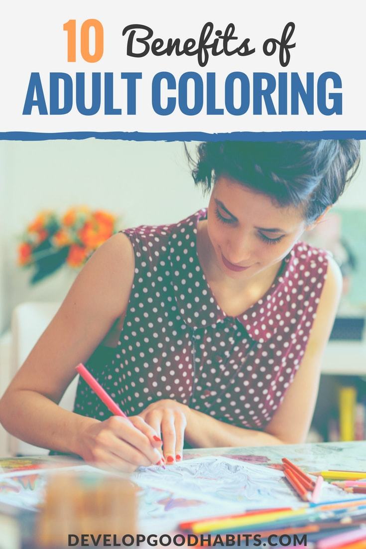 Learn the benefits of coloring for adults and how it can increase self esteem and develop a greater self awareness. #therapy #stress #anxiety #change #wellness #psychology #mentalhealth #mindset #inspiration #selfesteem