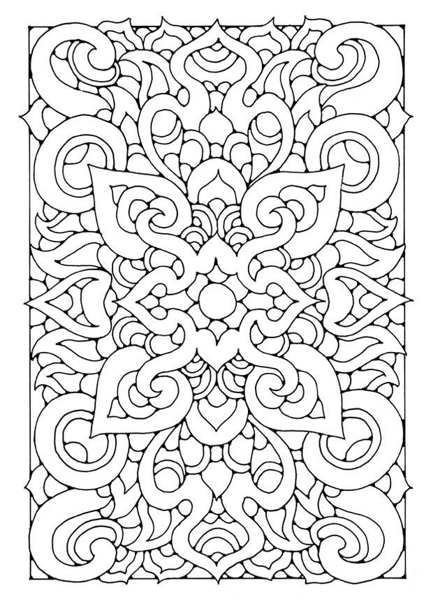 Simple Mandala coloring page for stress relief #stress #stressrelief
