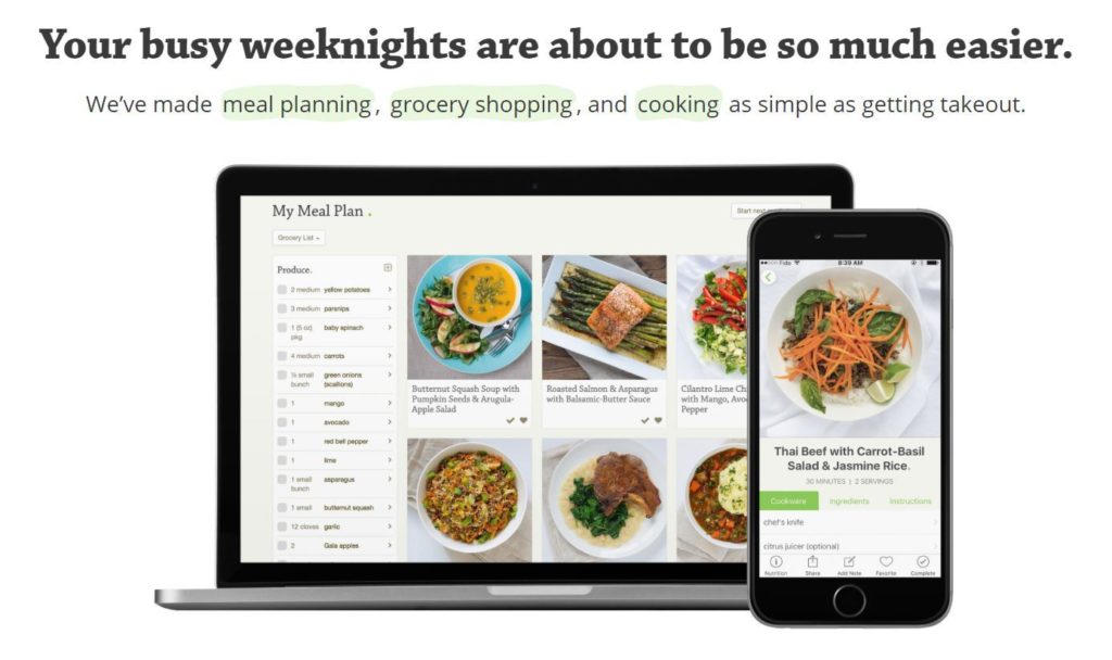  11 meal planning apps and websites with weekly meal planner with grocery list on a budget.