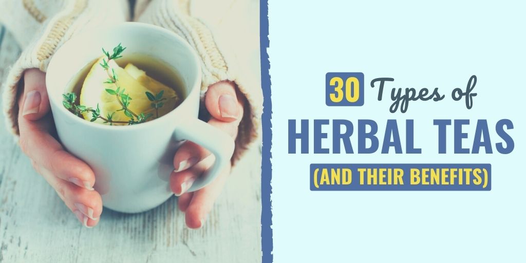 Discover 30 Types of Herbal Teas and Their Benefits in this ultimate guide to choosing the best herbal teas for your needs.