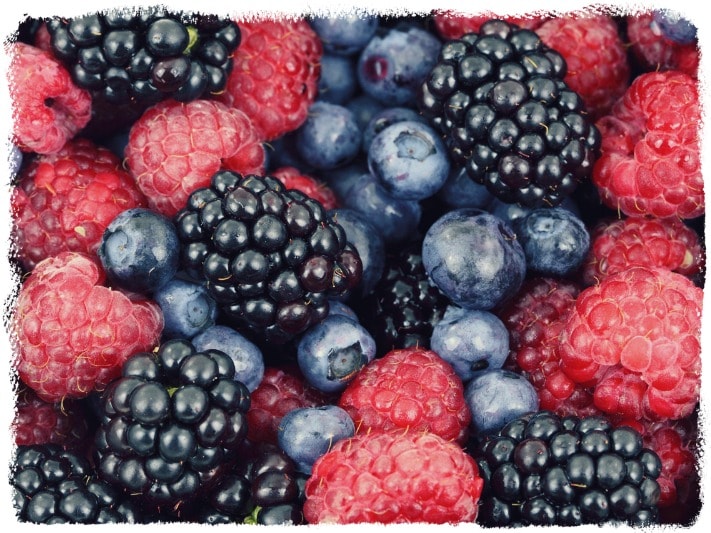 Berry image (Raspberry, blueberry, blackberry)