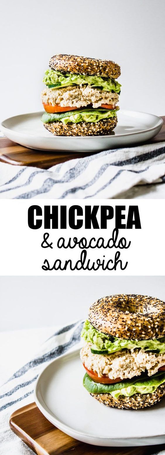 chickpea_salad_and_avocado_smash_sandwich Discover high protein snack recipes that you'll love in this awesome roundup post. Learn quick and healthy snack ideas you can try this week. #healthyrecipes #healthymeals #healthy #healthyeatig #mealprep #nobake #highprotein #diet #keepingfit #fitnessgoals