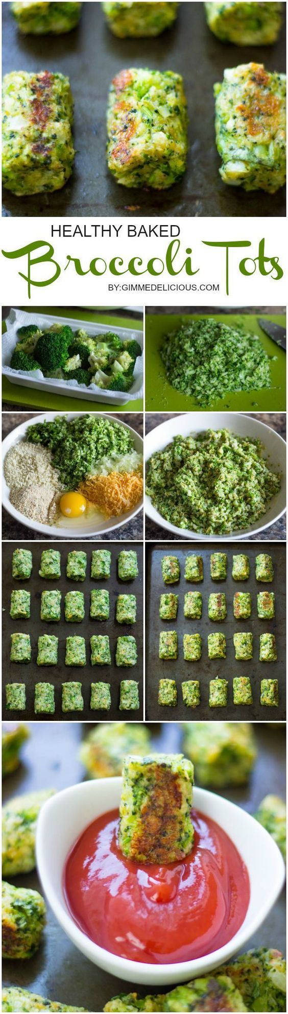 healthy_baked_broccoli_tots Grab ideas for your personalized healthy snack list from this amazing roundup post. Discover new healthy snack ideas and recipes to try this week. #mealprep #healthyeating #healthylifestyle #nutrition #weightloss #keepingfit #wellness #healthyrecipes #healthymeals