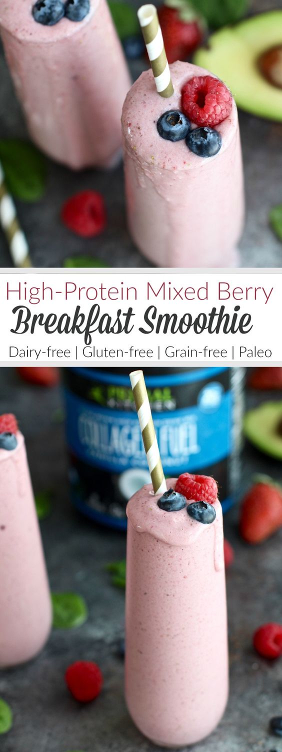 Discover why this mixed berry breakfast smoothie is an ideal high protein breakfast on the go through this cool article. | high protein breakfast no eggs | high protein breakfast low carb | high protein breakfast bodybuilding | bodybuilding breakfast without eggs #healthy #keepingfit #weighloss #fitnessgoals #nutrition #highprotein #healthyeating #healthylife