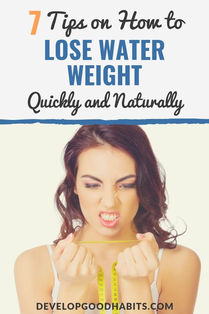 Learn what is water weight loss and how to lose water weight naturally with these seven tips. #weightloss #healthylife #fitnessgoals #longevity #healthyliving #healthyhabits #wellness #keepingfit