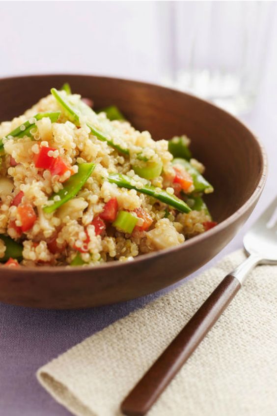 quinoa_with_mixed_veggies Visit here to check out the best healthy snack ideas and recipes you can try this week. Discover new ways to prepare healthy snacks for adults. #healthymeals #healthyrecipes #nutrition #wellness #weightloss #keepingfit #fitnessgoals #healthyhabits