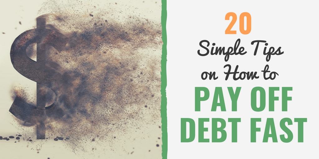 Get simple tips on how to pay off debt fast and how to pay off debt when you are broke.