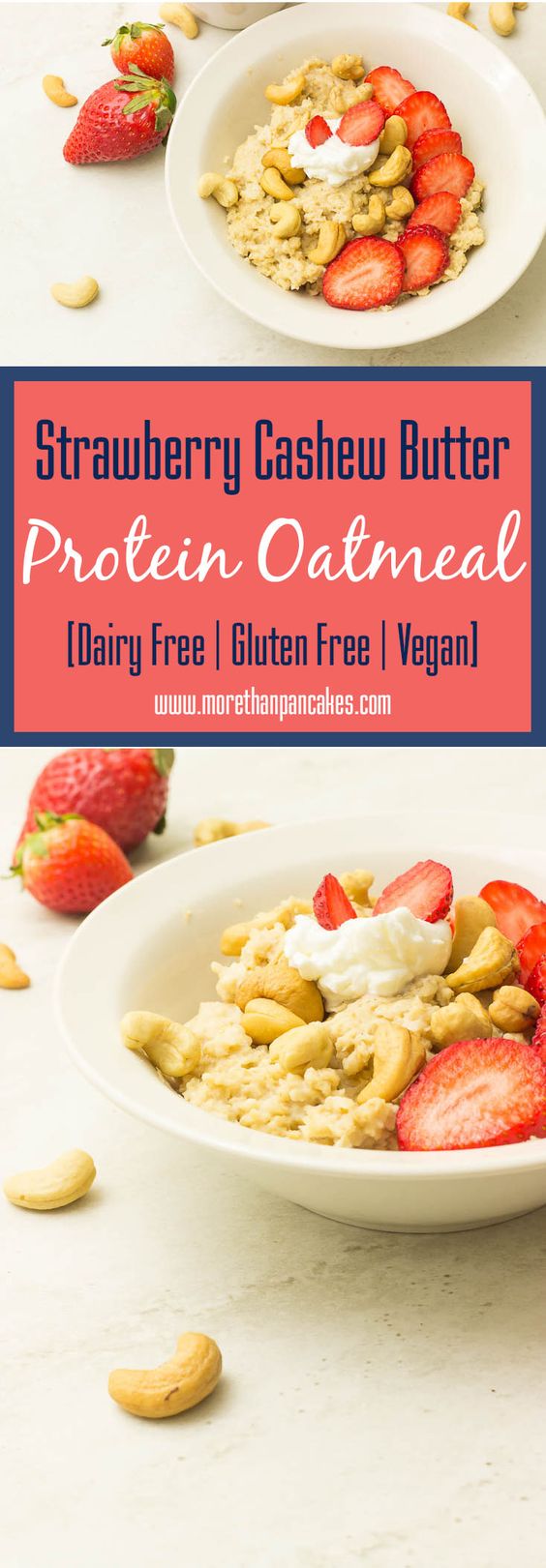 If you love greens for breakfast, then this is the perfect dish for you. It contains high-protein sorghum and vitamin-packed greens for a healthy and satisfying start to your day. 55. Strawberry Cashew Butter Protein Oatmeal