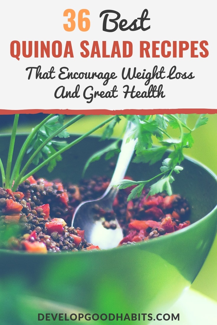 Stumble across awesome recipes like this creamy broccoli quinoa salad in this healthy article. Check out main course quinoa recipes you can prepare at home. #healthyliving #healthylife #healthyrecipes #mealprep #healthyrecipes #healthier #healthyhabits
