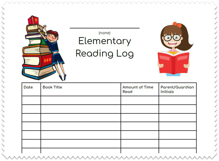 Download these reading log templates and PDFs for your kids in elementary and middle school.