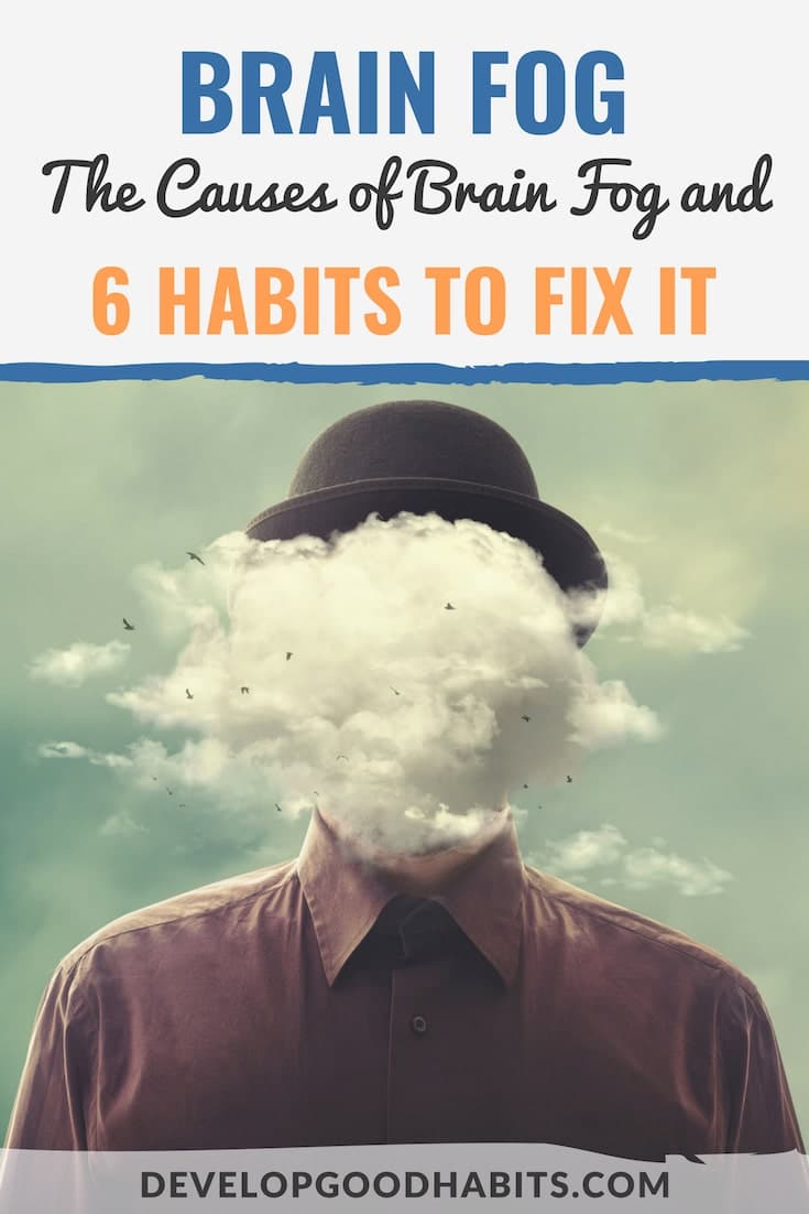 Learn what is brain fog, the natural cures for brain fog, and how to get rid of brain fog. #infographic #productivity #learning #selfimprovement #selfcare #selfhelp #mentalhealth #habits #change #wellness
