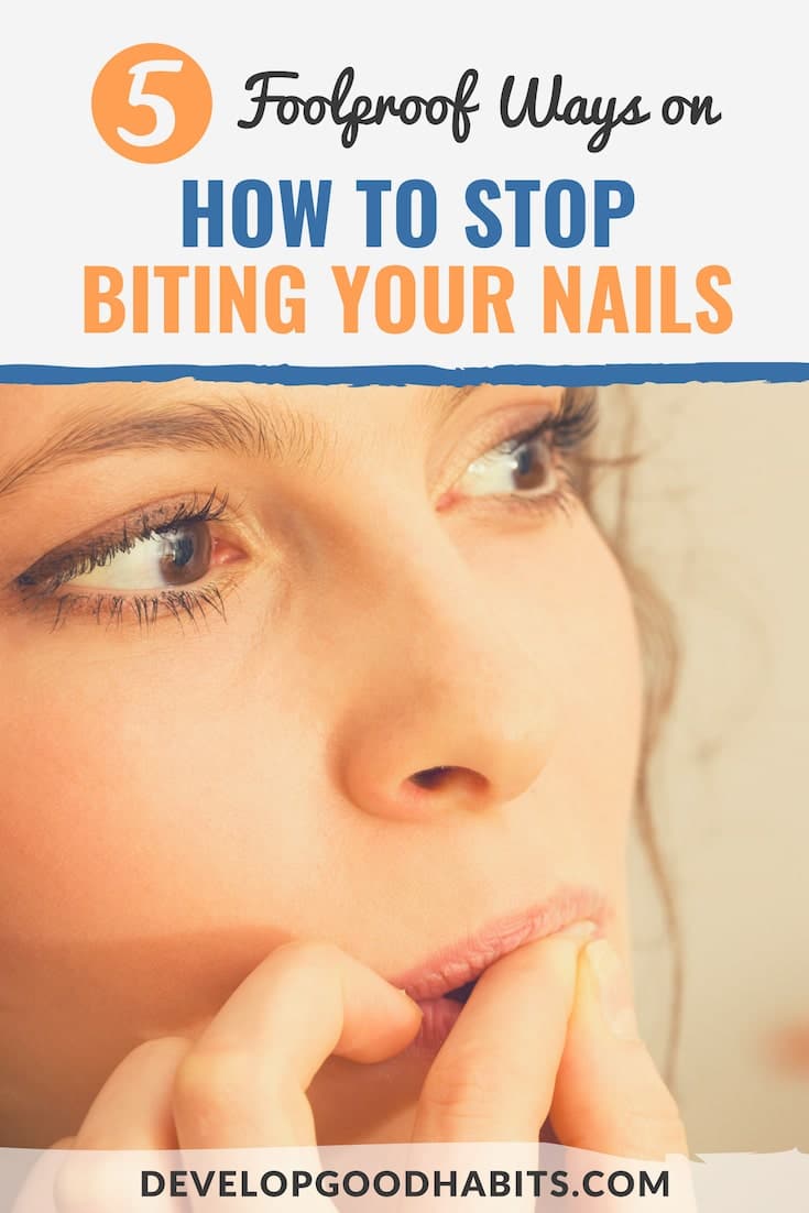 Follow these tips and learn how to stop nail biting in adults and how to stop nail biting in child. #hygiene #goodhealth #cleanliness #habits #wellness #wellness #anxiety #change #selfimprovement #behavior
