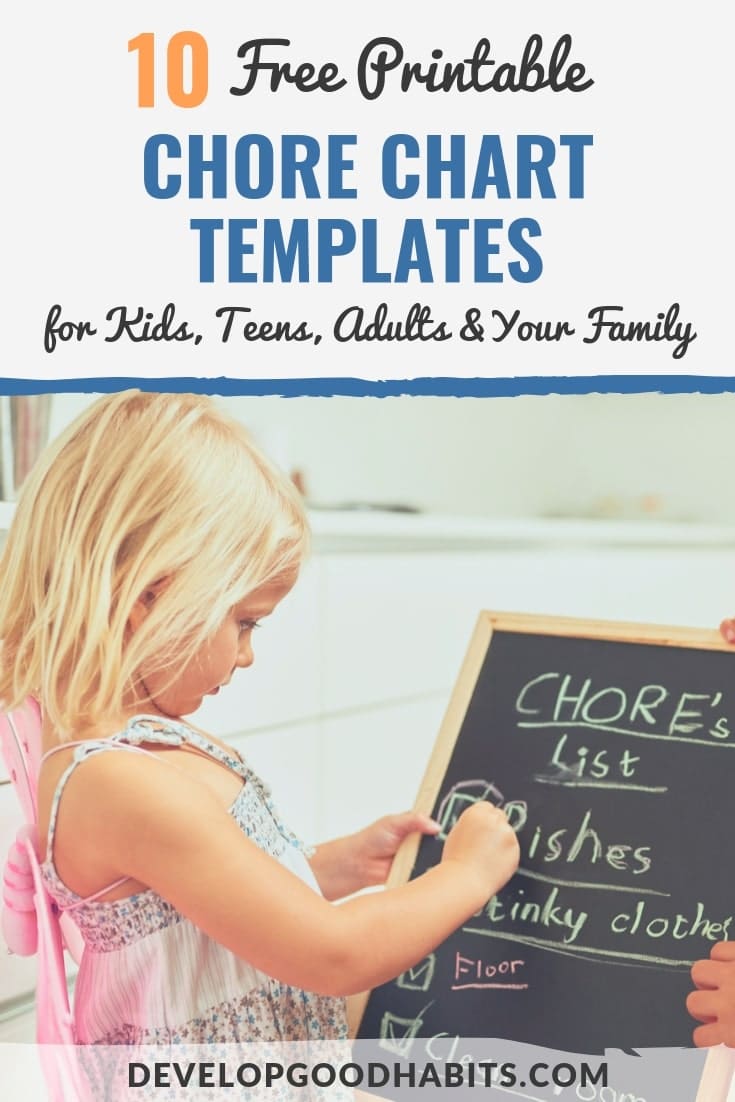 Chore Chart For Adults Templates Wordacross Chore Chart For Adults Templates Wordacross