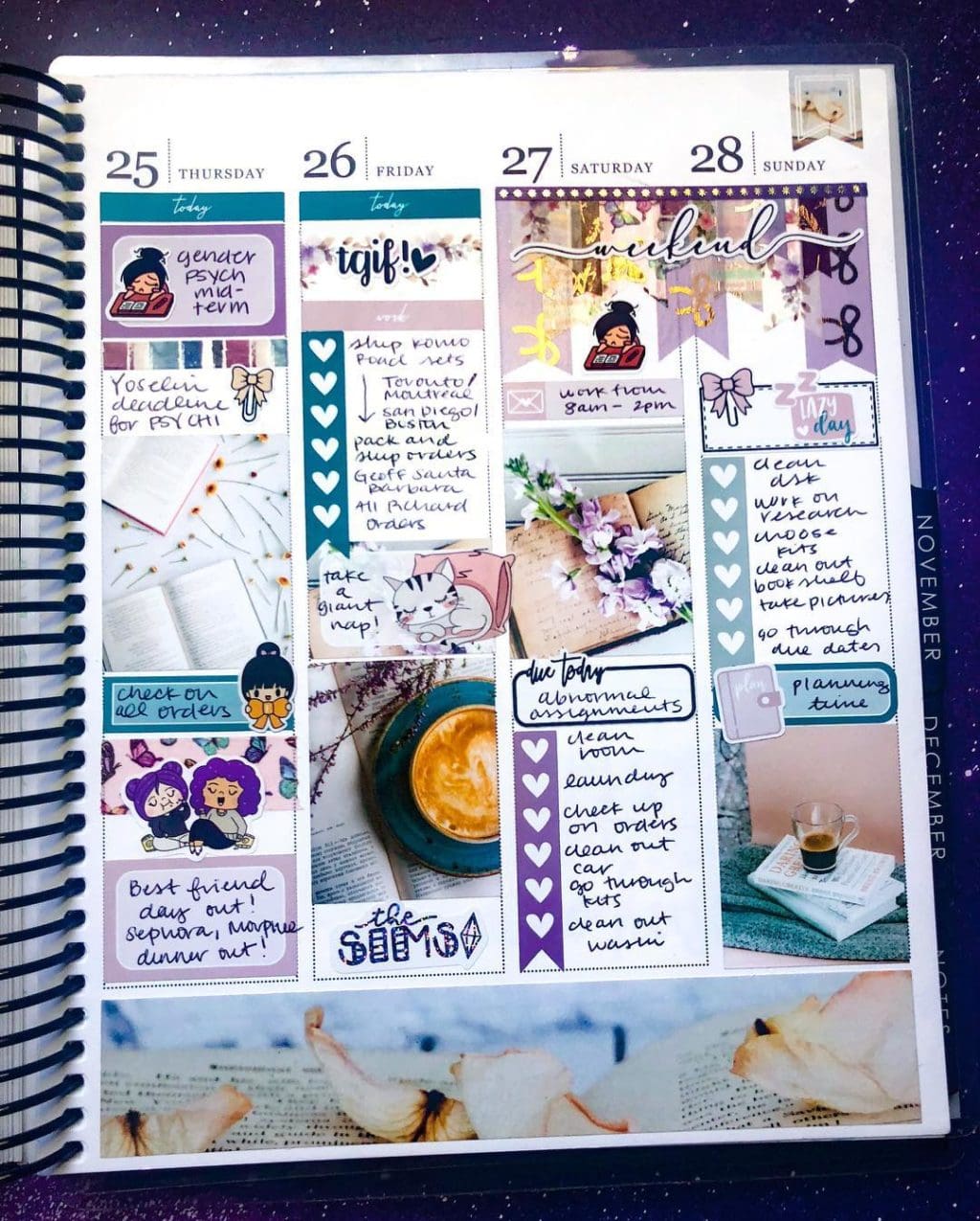 Check out this post for awesome bullet journal theme ideas. | Discover your new favorite bullet journal layouts. #planning #gtd #purpose #morningroutine #planners #lifestyle #productivitytips