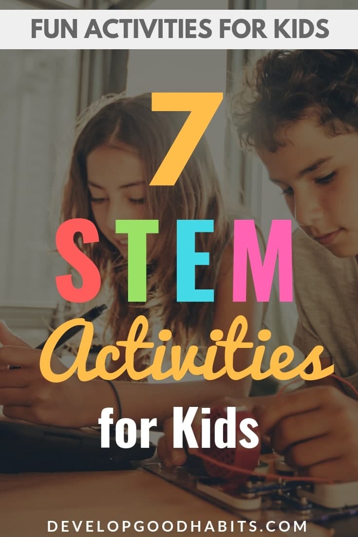 Check out these STEM Activities for Kids. #education #learning #funactivities #kidscrafts #activities #children #stemactivities #kids #kidsactivities