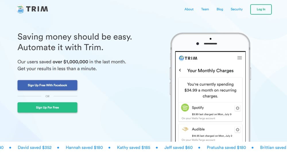 best money saving apps | trim app review | how does trim negotiate bills | is trim app worth it | trim concierge
