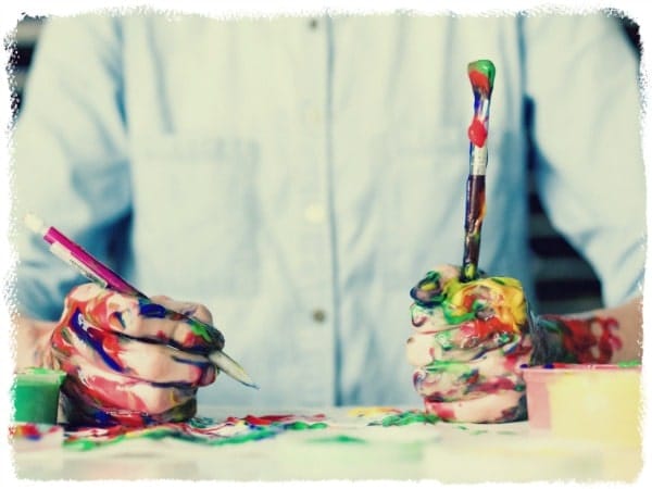 man-drawing-colorful can you become smarter after 25 | can anyone become smarter | how to become smarter overnight