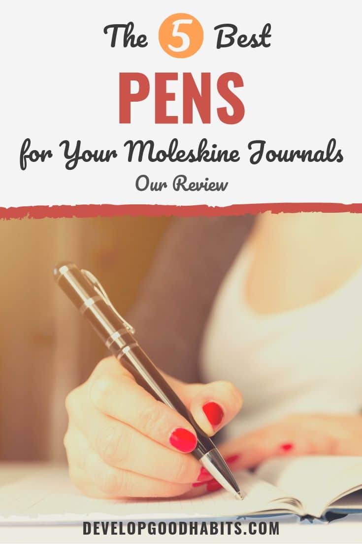 best pens for moleskine | best pens for moleskine bullet journal | bullet journal pens that don’t bleed