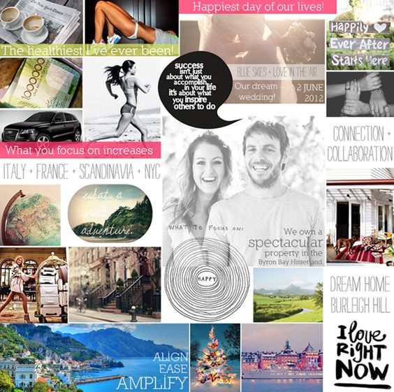 vision board ideas for college students | vision board ideas for school | action board examples