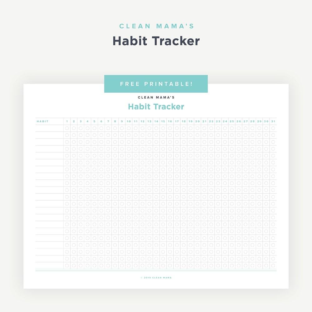 monthly habit tracker template | mini habit tracker printable | free printable habit tracker stickers