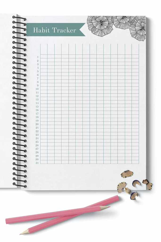 90 day habit tracker | daily tracking sheet | shut up and achieve habit tracker